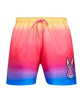 Freeze Max Men's Pink Looney Tunes Bugs Bunny Acid Colors Shorts