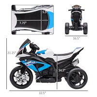 Streamdale Furniture Safe, High-Performance Kids' Electric Motorcycle with Training Wheels and Lights