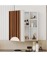 Streamdale Furniture Mirror Cabinet and Separate Wall Mirror for Bathroom Space Saving and Storage