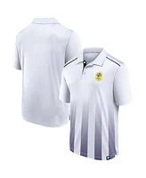 Fanatics Men's White Nashville Sc Line Up Fade Polo Shirt