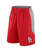 Fanatics Men's Red/Gray St. Louis Cardinals Go Hard Shorts