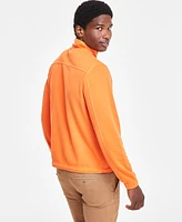 Sun + Stone Men's French Terry Quarter-Zip Three-Pocket Sweatshirt, Created for Macy's