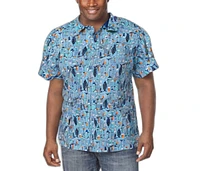 KingSize Big & Tall The No-Tuck Casual Short Sleeve Shirt