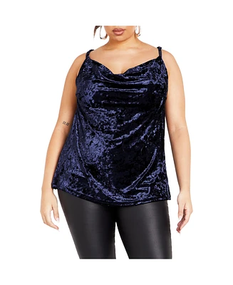 City Chic Plus Velvet Lust Cami