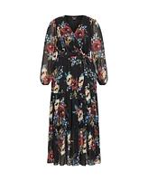 City Chic Plus Xander Print Maxi Dress