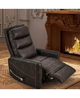 Simplie Fun Luxurious Rotary Glider Rocking Recliner Style, Comfort, and Functionality