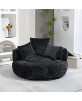 Simplie Fun Spacious & Comfortable Swivel Chair for Ultimate Relaxation