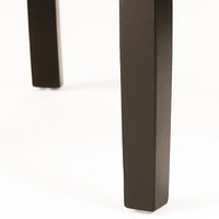 Contemporary Nailhead Barstools with Rubberwood Legs