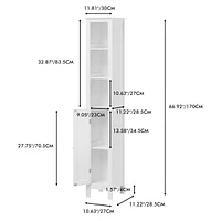 Versatile Multi-Purpose Storage Cabinet Bathroom, Kitchen, Study Room