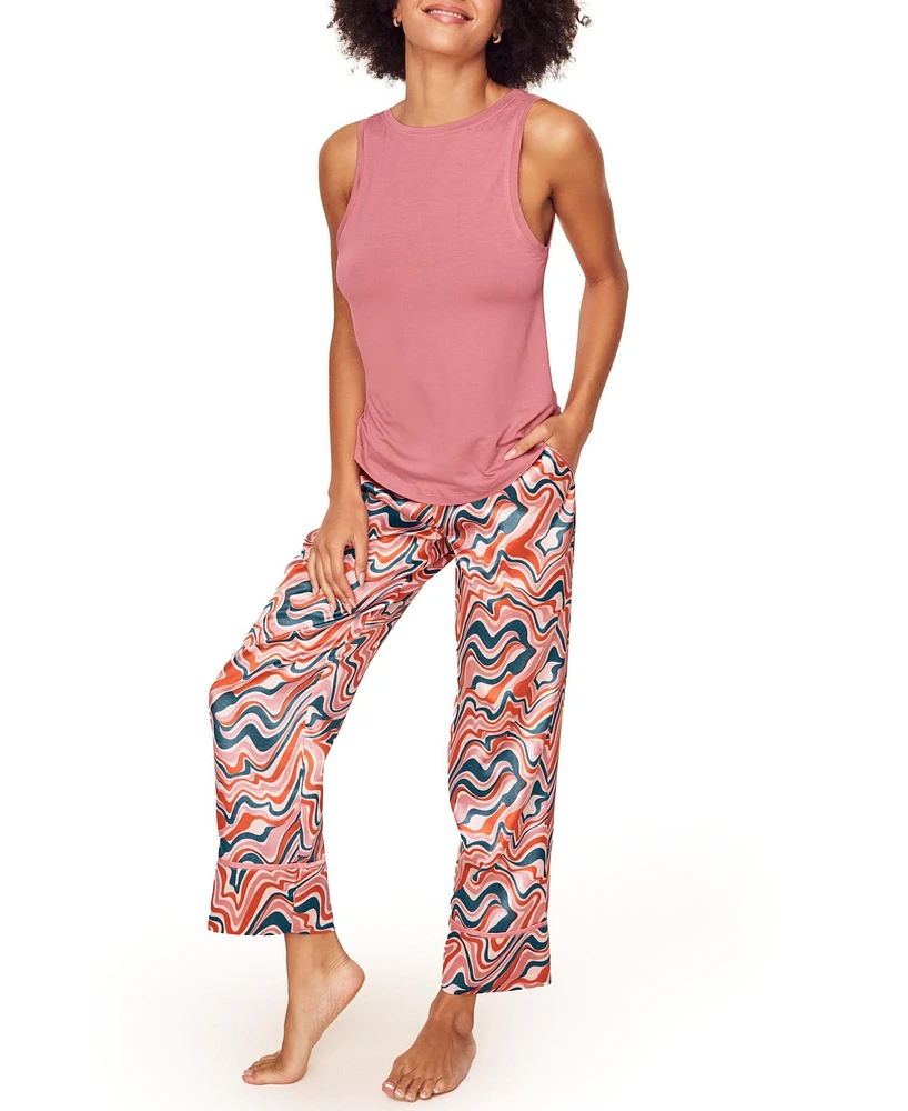 Adore Me Women's Alania Pajama Tank & Pants Set