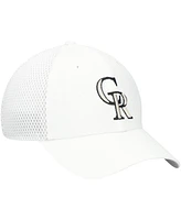 New Era Men's White Colorado Rockies Neo 39THIRTY Flex Hat