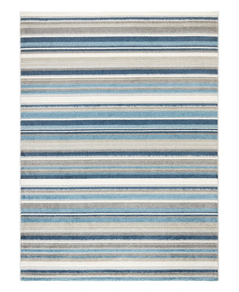 Town & Country Living Rio Multicolor Stripe 5'2"x7'2" Area Rug