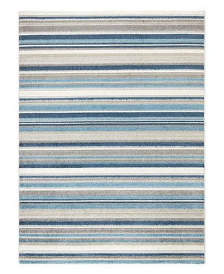 Town & Country Living Rio Multicolor Stripe 5'2"x7'2" Area Rug