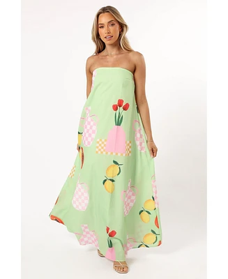 Petal and Pup Women's Piccolo Strapless Maxi Dress