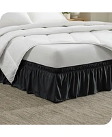 Bare Home Adjustable Wrap Around Ruffled Bed Skirt