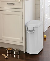 Simplehuman Medium Pet Food Can, White Stainless Steel