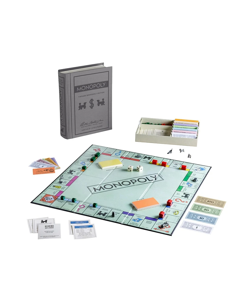 Ws Game Company Monopoly Classic Bookshelf Edition
