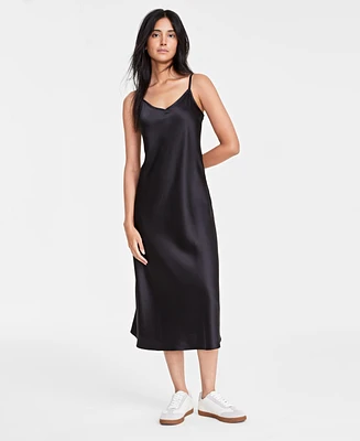 On 34th Women's Satin Midi Slipdress, Created for Macy's