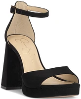 Jessica Simpson Women's Kaliah Ankle-Strap Block-Heel Dress Sandals