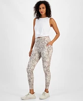 Id Ideology Women's Animal-Print 7/8 Leggings, Created for Macy's