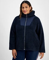 Tommy Hilfiger Plus Sherpa Hooded Jacket