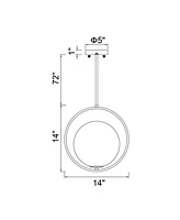 Cwi Lighting Celeste 1 Light Mini Pendant