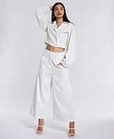 Bcbg New York Women's Wide Leg Cropped Pants