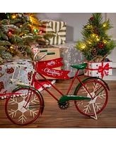 Gerson International 22 in. Illuminated Metal Holiday Bicycle