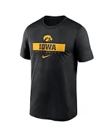 Nike Men's Black Iowa Hawkeyes 2024 Sideline Legend Performance T-Shirt