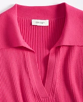 On 34th Women's Johnny Collar Short-Sleeve Pullover, Created for Macy's