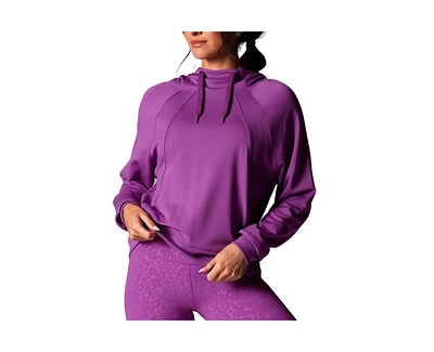 Tavi Women's Cozy Paneled Hoodie Violet