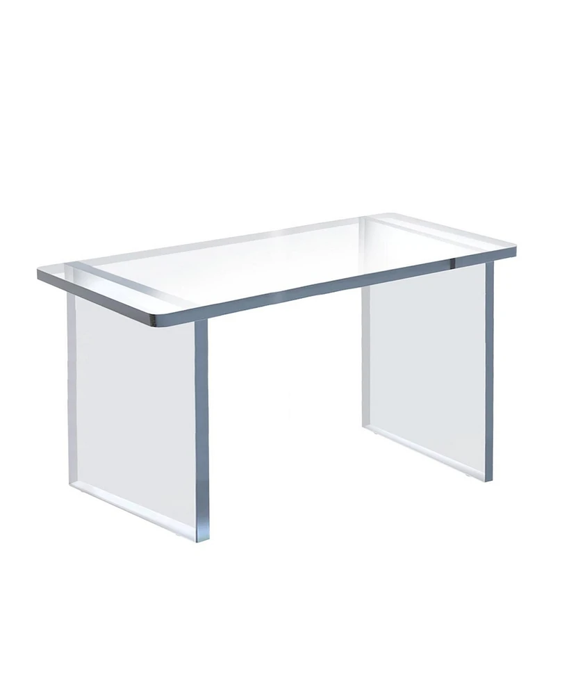 Azar Displays Clear Acrylic 22"W x 10"D x 12"H 1/2" Thick Deluxe Riser w/ Bumpers