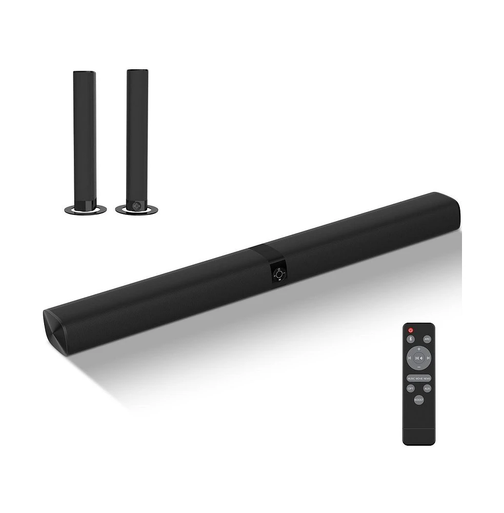 Cowin Bluetooth Soundbar Wireless Wired Auto Volume Boost 2 in 1 Separable