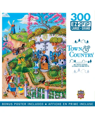 Masterpieces Town & Country - Ms. Potts' Cottage 300 Piece Ez Grip Puzzle