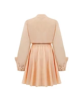 Nocturne Women's Belted Shirt Dress