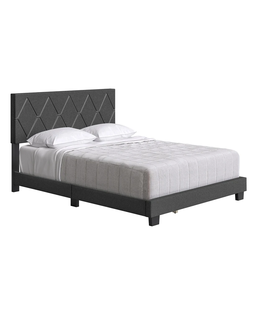 Boyd Sleep Diamond Upholstered Platform Bed Frame