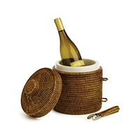 Napa Home & Garden Burma Rattan Ice Box & Tongs