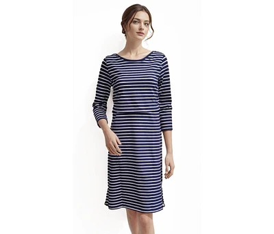 Bshirt Womens 3/4 Sleeve Nursing Dress