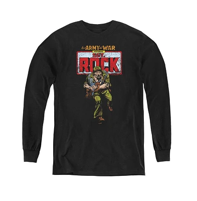 Dc Comics Boys Youth Sgt Rock Long Sleeve Sweatshirts