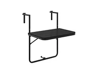 Slickblue Folding Hanging Table with 3-Level Adjustable Height for Patio Balcony