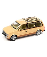 Auto World 1/64 1985 Plymouth Voyager, Cream & Tan