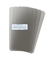 Gridmann Set of 5 Shelf Liners for 14 x 30 inch Wire Rack - Commercial-Grade Graphite Plastic Pre-Cut Shelving Covers