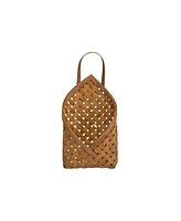 Slickblue Woven Wicker Basket Wall Pocket (Set of 2)