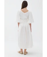 Nocturne Women's Balloon Sleeve Maxi Dress