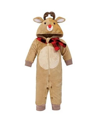 Hudson Baby Baby Boys Hudson Unisex Plush Jumpsuits