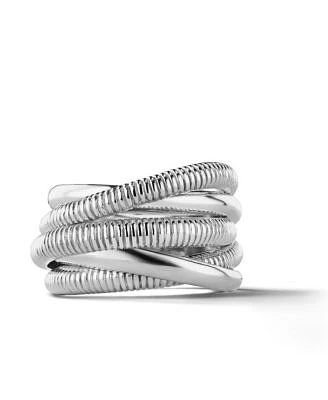 Judith Ripka Eternity Five Band Highway Ring