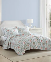 Laura Ashley Emilie Reversible Piece Quilt Set