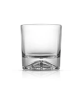 JoyJolt Swish Double Old Fashioned Tumblers - 10 oz, Set of 4