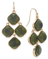 Style & Co Stone Kite Wire Drop Earrings, Created for Macy's