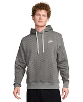 Nike Men's Sportswear Club Fleece All-Over Print Pullover Hoodie